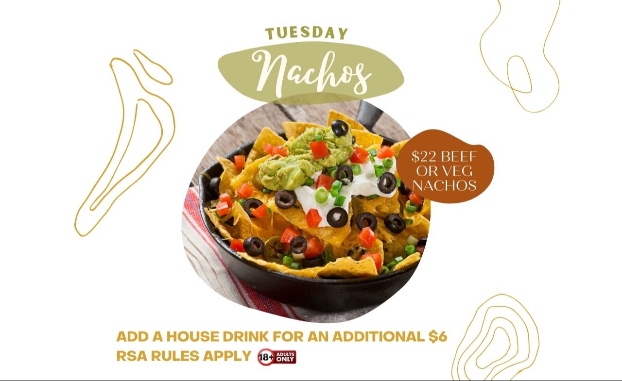 Lunch Special - Nachos - Tuesdays